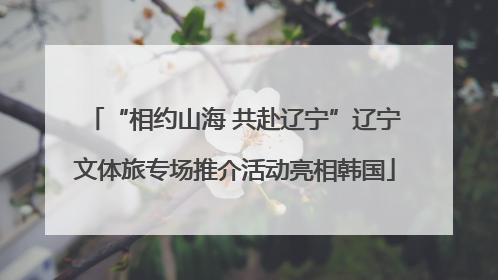 “相约山海 共赴辽宁”辽宁文体旅专场推介活动亮相韩国