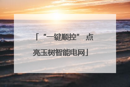 “一键顺控” 点亮玉树智能电网