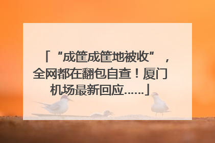 “成筐成筐地被收”，全网都在翻包自查！厦门机场最新回应……