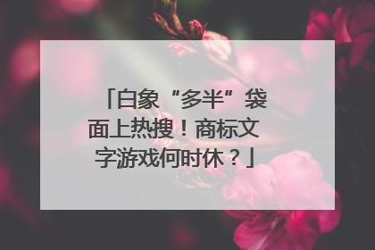 白象“多半”袋面上热搜！商标文字游戏何时休？