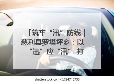 筑牢“汛”防线｜慈利县罗塔坪乡：以“迅”应“汛” 打赢暴雨防御战