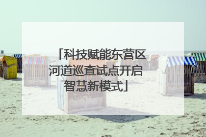 科技赋能东营区河道巡查试点开启智慧新模式