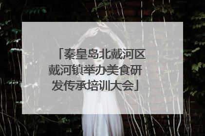 秦皇岛北戴河区戴河镇举办美食研发传承培训大会
