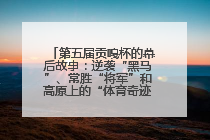 第五届贡嘎杯的幕后故事：逆袭“黑马”、常胜“将军”和高原上的“体育奇迹”丨微纪录