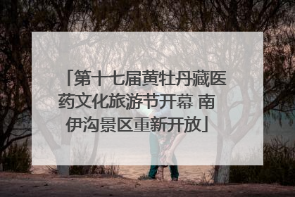 第十七届黄牡丹藏医药文化旅游节开幕 南伊沟景区重新开放