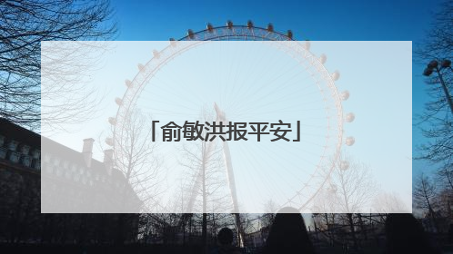 俞敏洪报平安