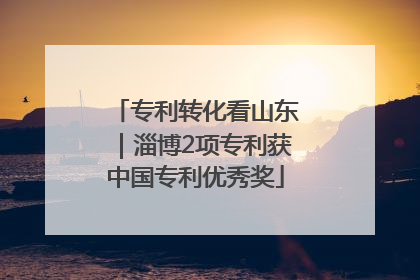 专利转化看山东｜淄博2项专利获中国专利优秀奖