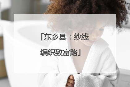 东乡县：纱线编织致富路
