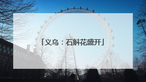 义乌：石斛花盛开