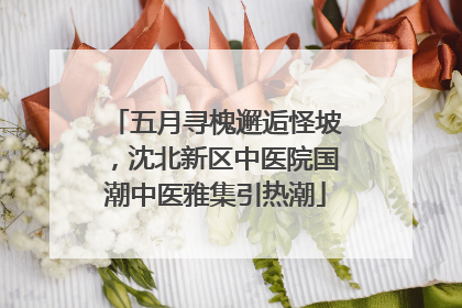 五月寻槐邂逅怪坡，沈北新区中医院国潮中医雅集引热潮
