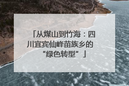 从煤山到竹海：四川宜宾仙峰苗族乡的“绿色转型”