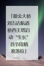 厦金大桥刘五店航道桥西主塔启动“生长” 首节段精准落位