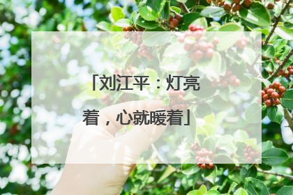 刘江平：灯亮着，心就暖着
