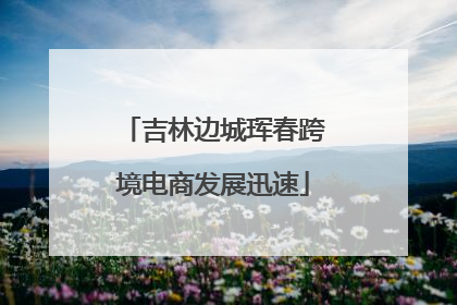 吉林边城珲春跨境电商发展迅速