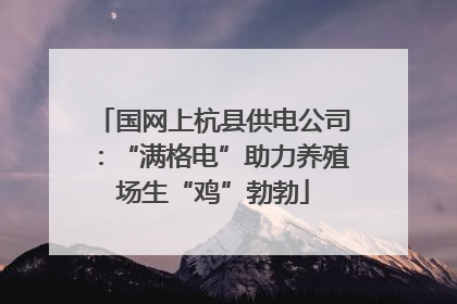 国网上杭县供电公司：“满格电”助力养殖场生“鸡”勃勃