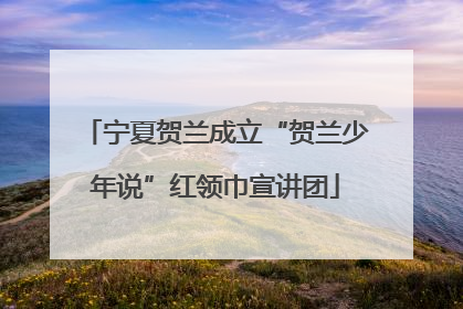 宁夏贺兰成立“贺兰少年说”红领巾宣讲团