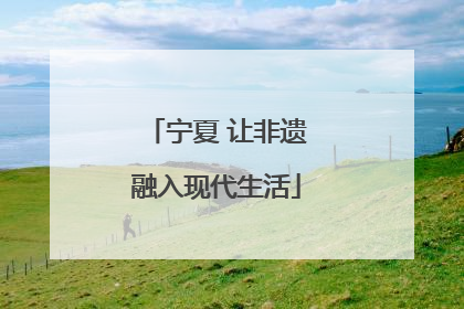 宁夏 让非遗融入现代生活