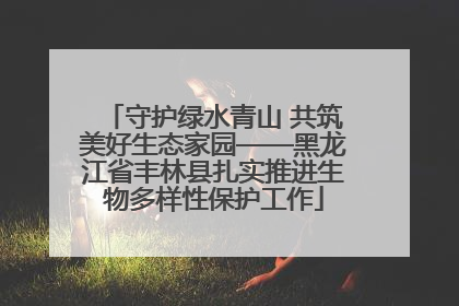 守护绿水青山 共筑美好生态家园——黑龙江省丰林县扎实推进生物多样性保护工作