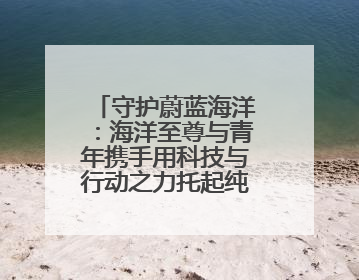 守护蔚蓝海洋：海洋至尊与青年携手用科技与行动之力托起纯净未来