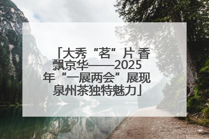 大秀“茗”片 香飘京华——2025年“一展两会”展现泉州茶独特魅力