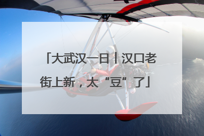 大武汉一日︱汉口老街上新，太“豆”了