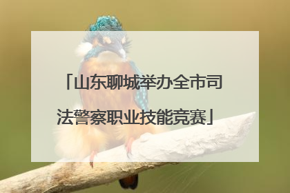 山东聊城举办全市司法警察职业技能竞赛