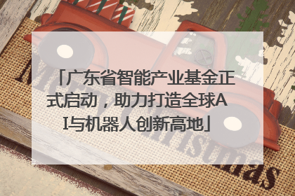广东省智能产业基金正式启动，助力打造全球AI与机器人创新高地
