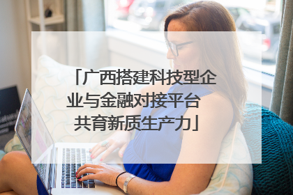 广西搭建科技型企业与金融对接平台 共育新质生产力