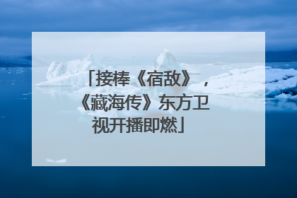 接棒《宿敌》，《藏海传》东方卫视开播即燃