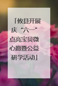 攸县开展庆“六一”点亮宝贝微心愿暨公益研学活动