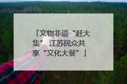 文物非遗“赶大集” 江苏民众共享“文化大餐”