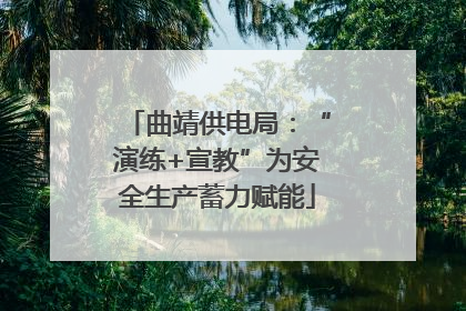 曲靖供电局：“演练+宣教”为安全生产蓄力赋能