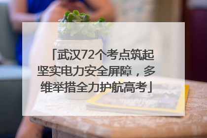武汉72个考点筑起坚实电力安全屏障，多维举措全力护航高考