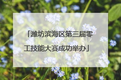 潍坊滨海区第三届零工技能大赛成功举办