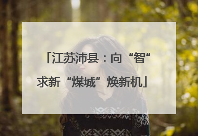 江苏沛县：向“智”求新“煤城”焕新机