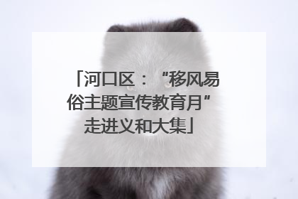 河口区：“移风易俗主题宣传教育月”走进义和大集