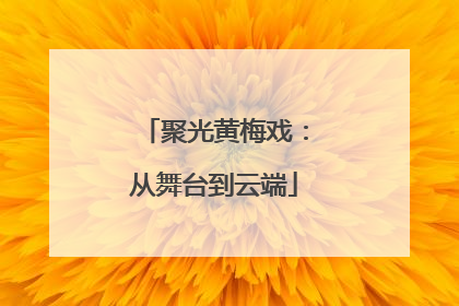聚光黄梅戏：从舞台到云端