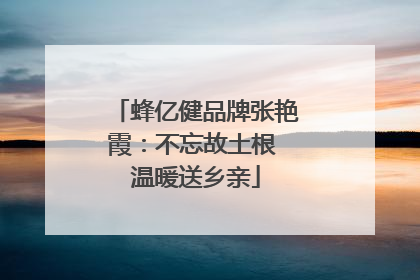 蜂亿健品牌张艳霞：不忘故土根 温暖送乡亲