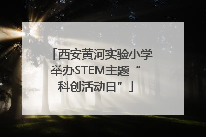 西安黄河实验小学举办STEM主题“科创活动日”
