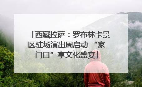 西藏拉萨：罗布林卡景区驻场演出周启动 “家门口”享文化盛宴