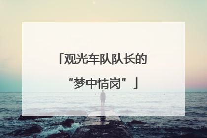 观光车队队长的“梦中情岗”