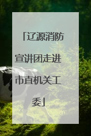 辽源消防宣讲团走进市直机关工委