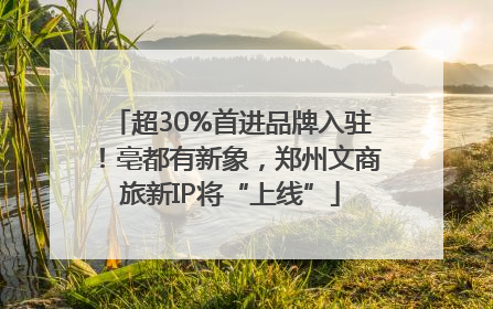 超30%首进品牌入驻！亳都有新象，郑州文商旅新IP将“上线”