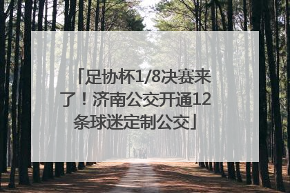 足协杯1/8决赛来了！济南公交开通12条球迷定制公交