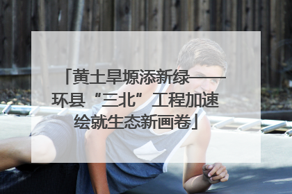 黄土旱塬添新绿——环县“三北”工程加速绘就生态新画卷