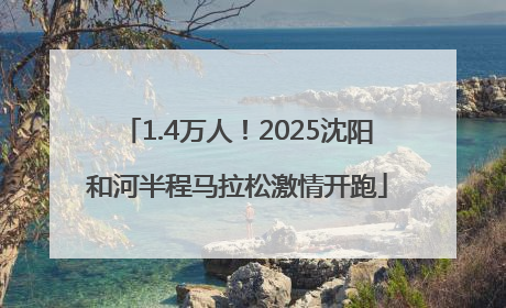 1.4万人！2025沈阳和河半程马拉松激情开跑
