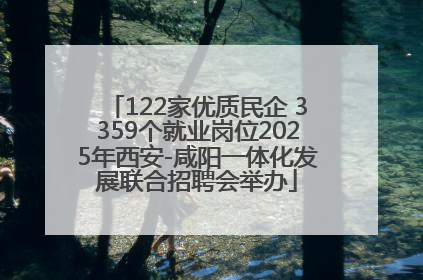 122家优质民企 3359个就业岗位2025年西安-咸阳一体化发展联合招聘会举办