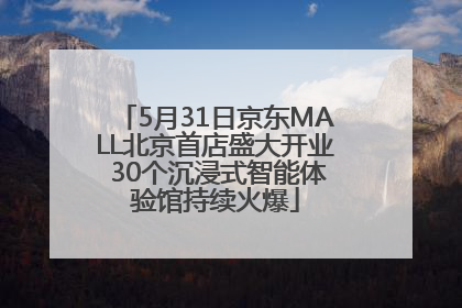 5月31日京东MALL北京首店盛大开业 30个沉浸式智能体验馆持续火爆