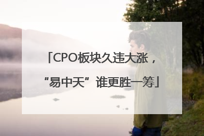 CPO板块久违大涨，“易中天”谁更胜一筹