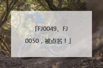 FJ0049、FJ0050，被点名！